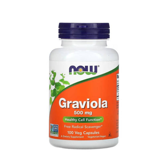 NOW Graviola 500mg 100 Veg Cap