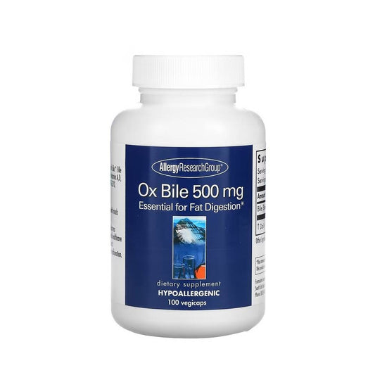 Ox Bile 500mg 100 Vegicaps