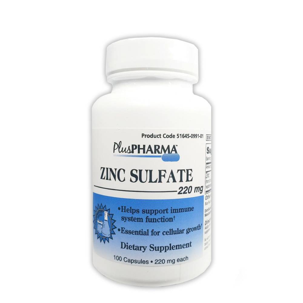PlusPharma Zinc Sulfate 220mg Capsules