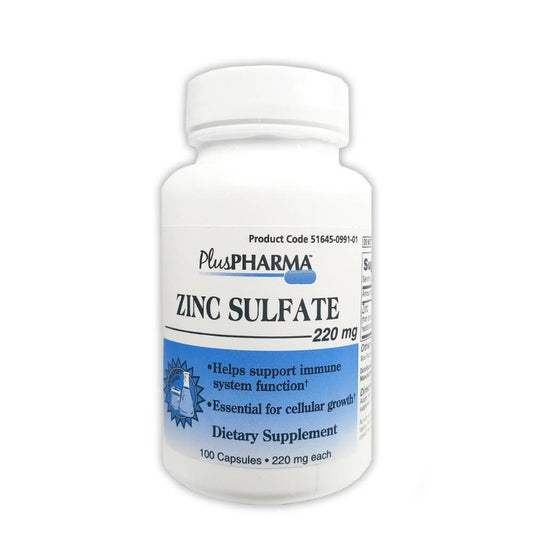 PlusPharma Zinc Sulfate 220mg Capsules
