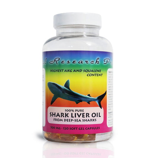 Shark Liver Oil Compound, 500 mg Soft Gel Capsules