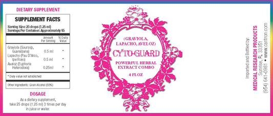 Cyto-Guard, Powerful Herbal Extract Combo 4 FL OZ Dropper Bottle