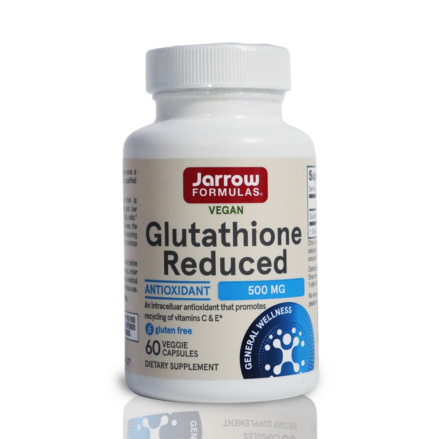 L-Glutathione Reduced, 500 mg/60 Capsules