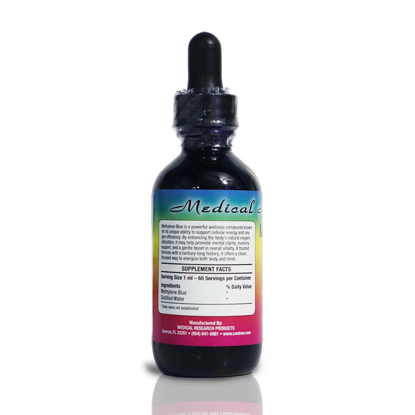Methylene Blue 1% Solution, 60 mL, 10 mg/mL