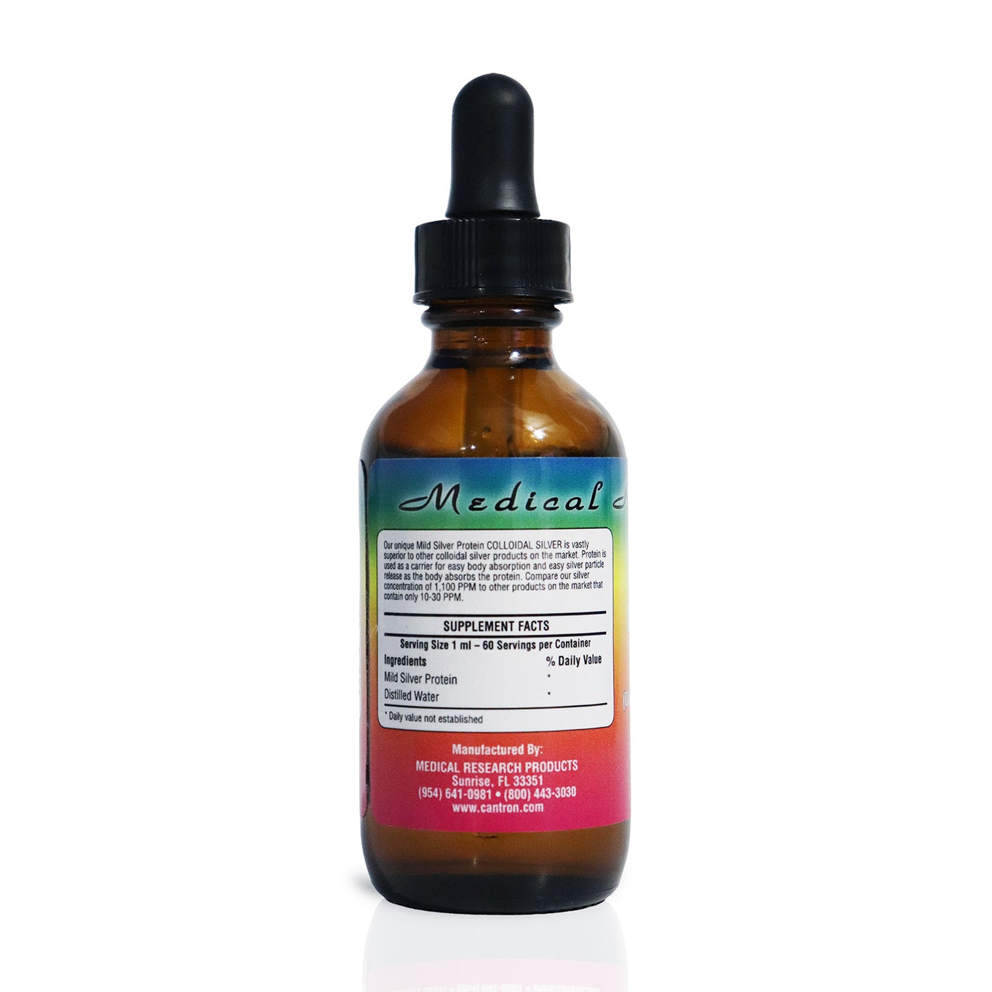 Mild Silver Protein, 2 FL OZ Dropper Bottle