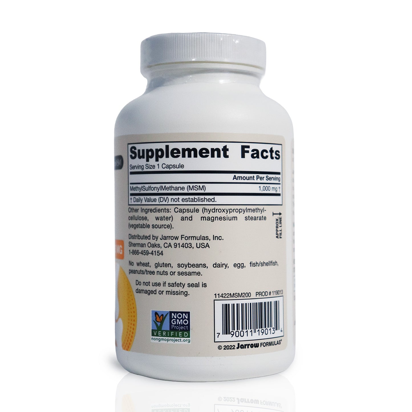 MSM, 1000 mg, 200 Capsules