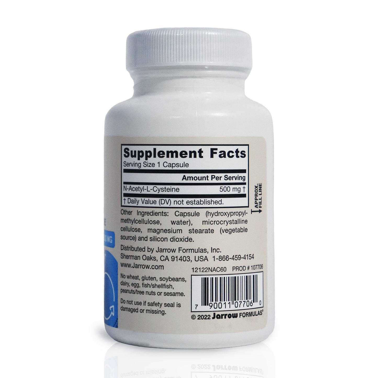 N-Acetyl-L-Cysteine 500 mg, 60 Caps